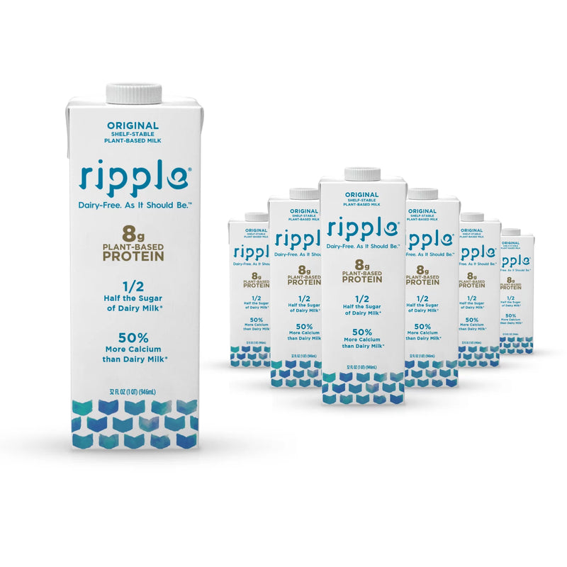 Ripple Foods PBC Milk Aseptic Original Pack of 6-32 Ounce - Cozy Farm 