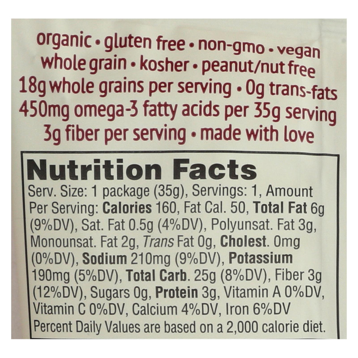 Mary's Gone Crackers Original Gluten-Free Crackers - Case of 20 - 1.25oz Each - Cozy Farm 