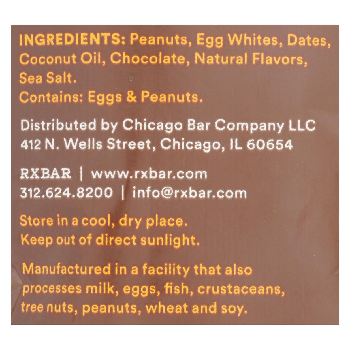 RXBAR Nut Butter Chocolate Peanut Butter - Case of 10 - 1.13oz - Cozy Farm 