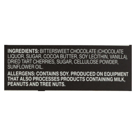 Endangered Species Dark Chocolate Bar, 72% Cocoa, Natural, With Cherries, 3oz Bar (12 Pack) - Cozy Farm 