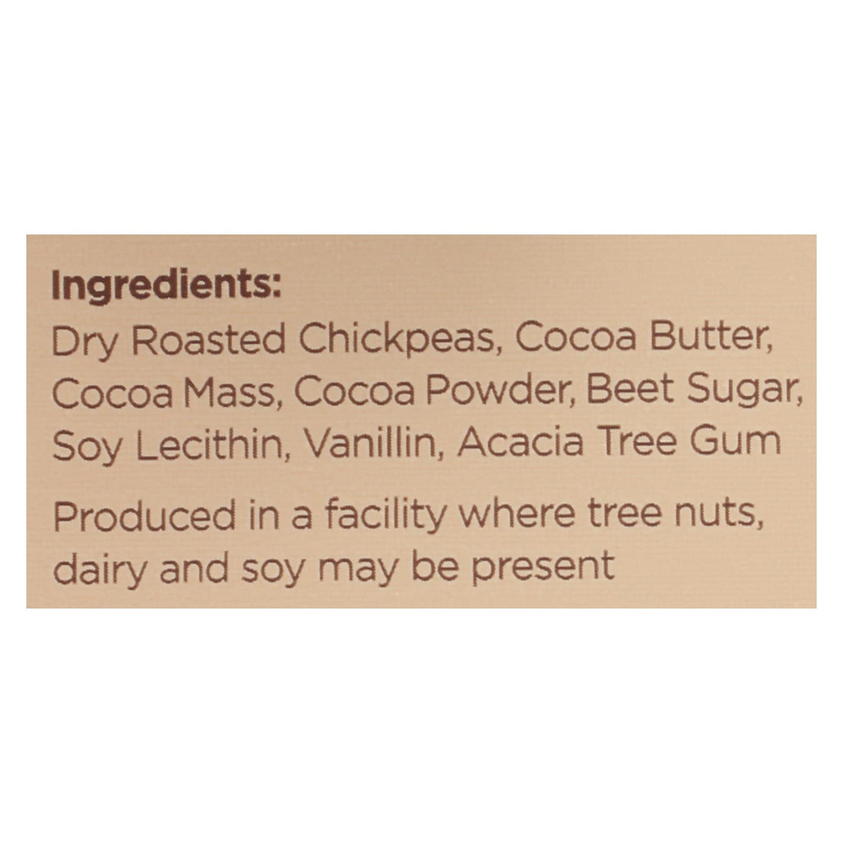 Lebby Snacks Chickpea Snacks Dark Chocolate - 3.5 Oz - Pack of 6 - Cozy Farm 