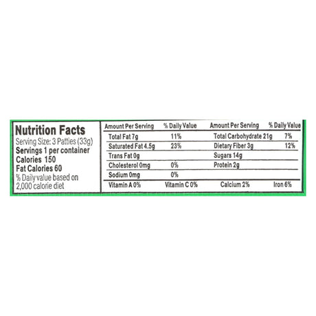 Heavenly Organics Chocolate Mint Honey Patties - 1.2 Oz - Pack of 16 - Cozy Farm 