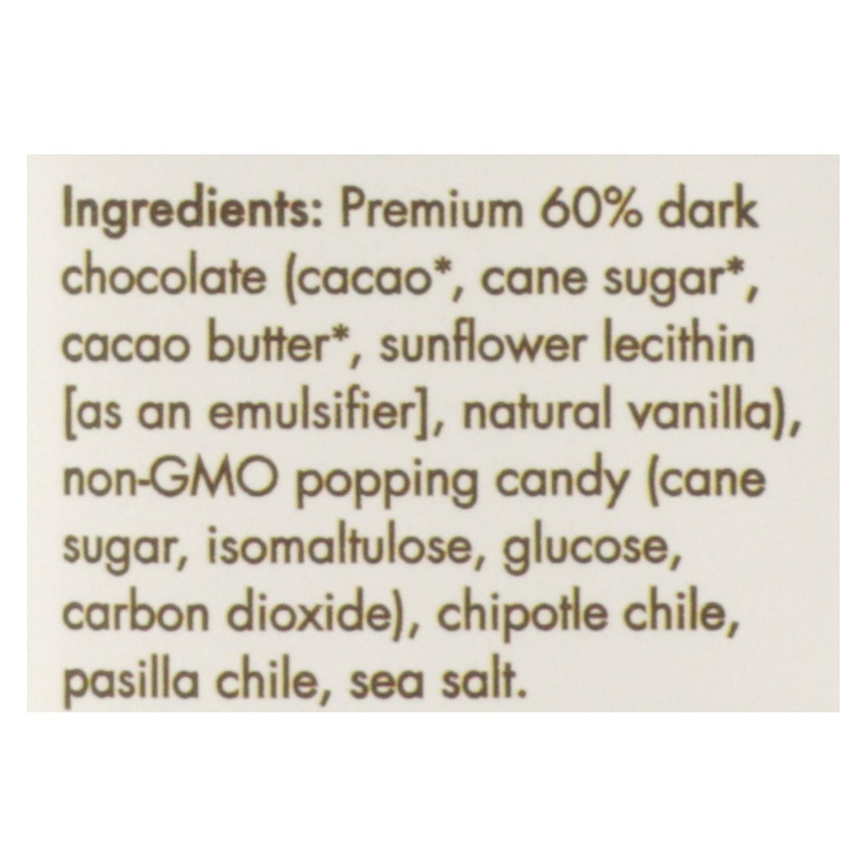 Chuao Firecracker Dark Chocolate Bar - 2.8 Oz., Case of 12 - Cozy Farm 