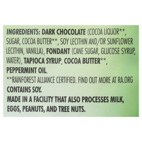 Chocolove Mint Creme Dark Chocolate Bites - 3.5 Oz - Case of 8 - Cozy Farm 