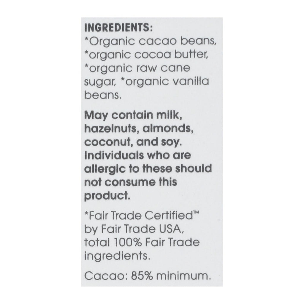 Alter Eco Americas Organic Chocolate Bar - Dark Blackout - 2.82 Oz Bars (Case Of 12) - Cozy Farm 