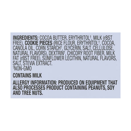 Lilys Bar Creamy Cookie & Cream White Chocolate - 2.8 Oz, Case of 12 - Cozy Farm 