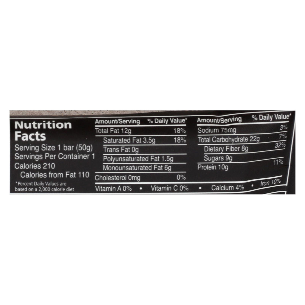 Zing Bars Dark Chocolate Hazelnut Nutrition Bars - 1.76 Oz (Case of 12) - Cozy Farm 