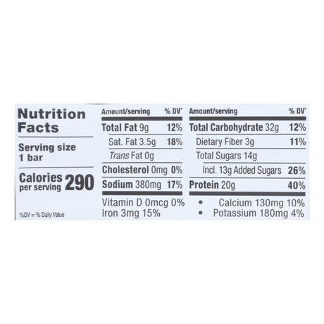 Pro Bar Peanut Butter Chocolate Core Bar 2.46 Oz (12 Pack) - Cozy Farm 