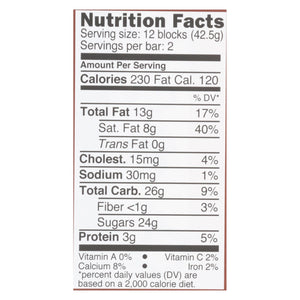 Divine Bar Milk Chocolate 3 Oz Case of 12 - Cozy Farm 