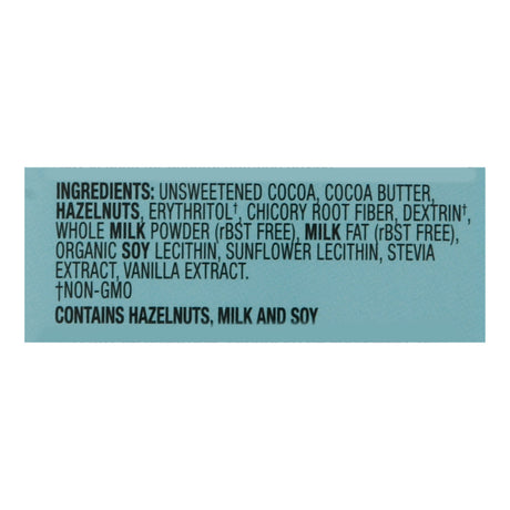 Lily's Sweets 40% Hazelnut 2.8 Oz Premium Milk Chocolate Bars - Case of 12 - Cozy Farm 