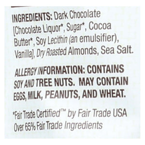 Bark Thins Dark Chocolate Almond with Sea Salt - 10 Oz. Pack of 9 - Cozy Farm 