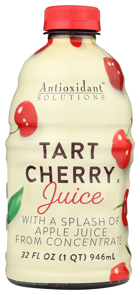 Antioxidant Solutions Juice Tart Cherry 100% - 32 Fl Oz - Case of 6 - Cozy Farm 