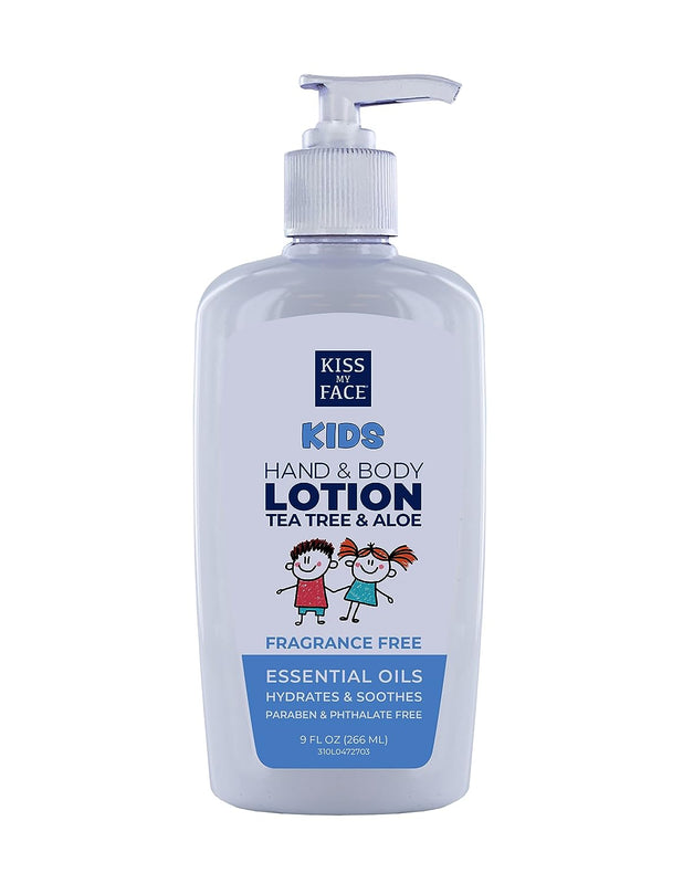 Kiss My Face Kids Fragrance-Free Lotion for Hand & Body - 9 Fl Oz - Cozy Farm 