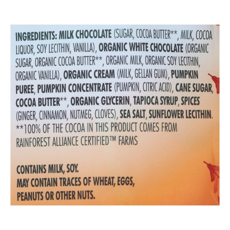 Chocolove XOXOX Milk Chocolate Pumpkin Spice Bites, 8-Pack - 7.05 Oz. - Cozy Farm 
