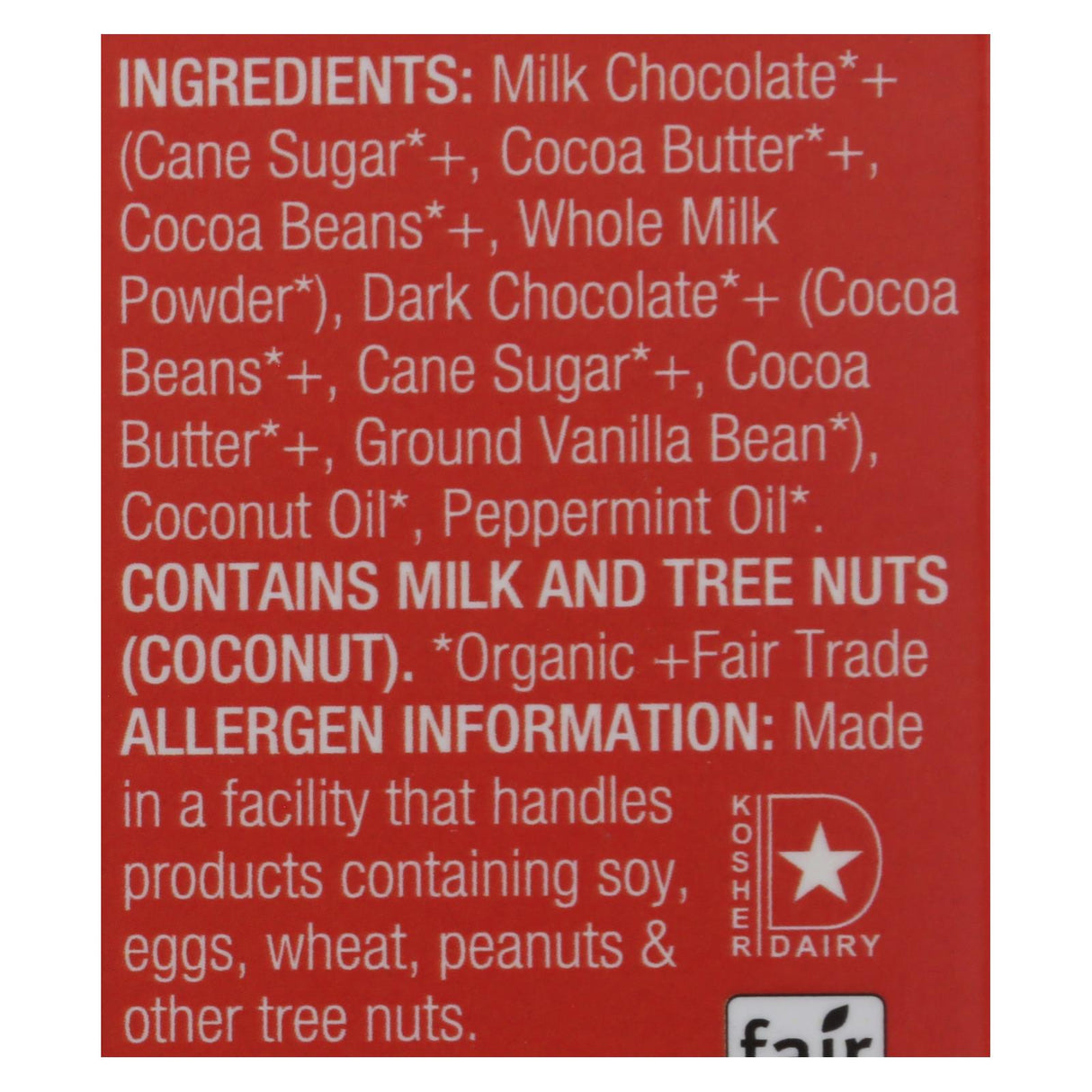 Theo Chocolate Peppermint Cocoa Cups, 5 Oz - Case of 12 - Cozy Farm 