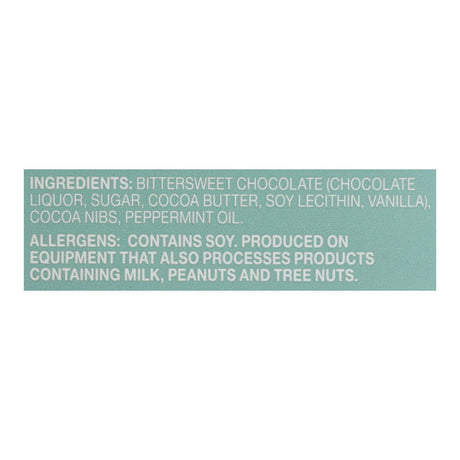 Endangered Species Chocolate Dark Chocolate Bar with Peppermint Crunch - 3oz, Case of 12 - Cozy Farm 