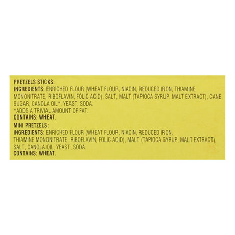 Snyder's of Hanover Pretzel Mini & Stick 20 Bag - Case of 4 - Cozy Farm 