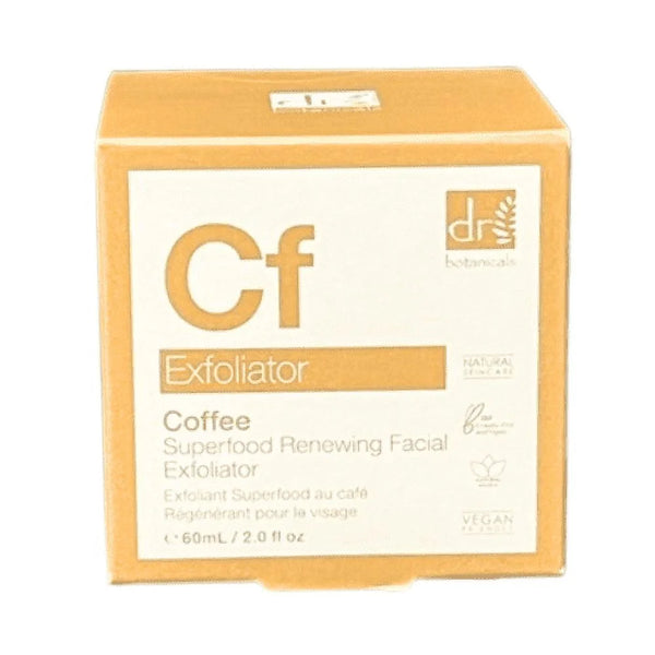 Doctor Botanicals Coffee Facial Exfoliator - Exfoliating Scrub for Glowing Skin - 2 Fluid Ounces - Cozy Farm 