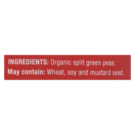 Farmer Direct Cooperative Organic Split Green Peas, 16 oz (Case of 6) - Cozy Farm 