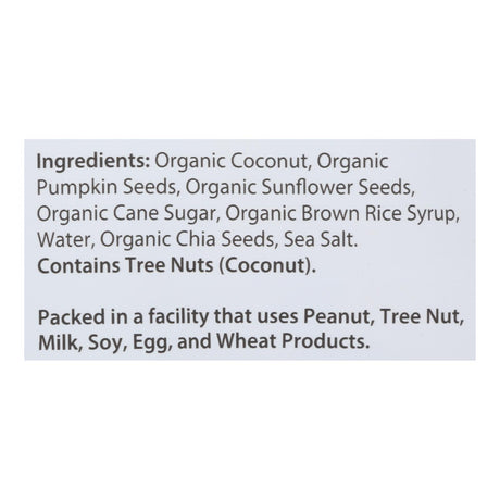 Organic Coconut Snack, Chia-Sun-Pumpkin by Creative Snacks Co., 4 oz, (6-Pack) - Cozy Farm 