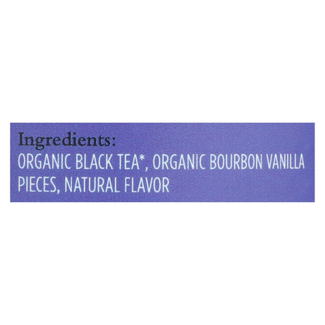 Paromi Tea Black Bourbon Vanilla Tea 15 Count Case - Cozy Farm 