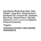 Cascadian Farm Organic Coconut Cashew Granola - 11 oz Weight, Case of 4 - Cozy Farm 