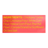Hippeas Tortilla Chip Chickpea Sea Salt - 5 Oz - Case of 12 - Cozy Farm 