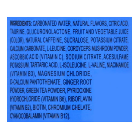 G.O.A.T. Fuel Energy Drink - Blueberry Lemonade - 12 Fluid Ounces (Pack of 12) - Cozy Farm 