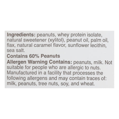 Nuts And More Salted Caramel Peanut Butter Spread, 15 Oz Jar, Pack of 6 - Cozy Farm 