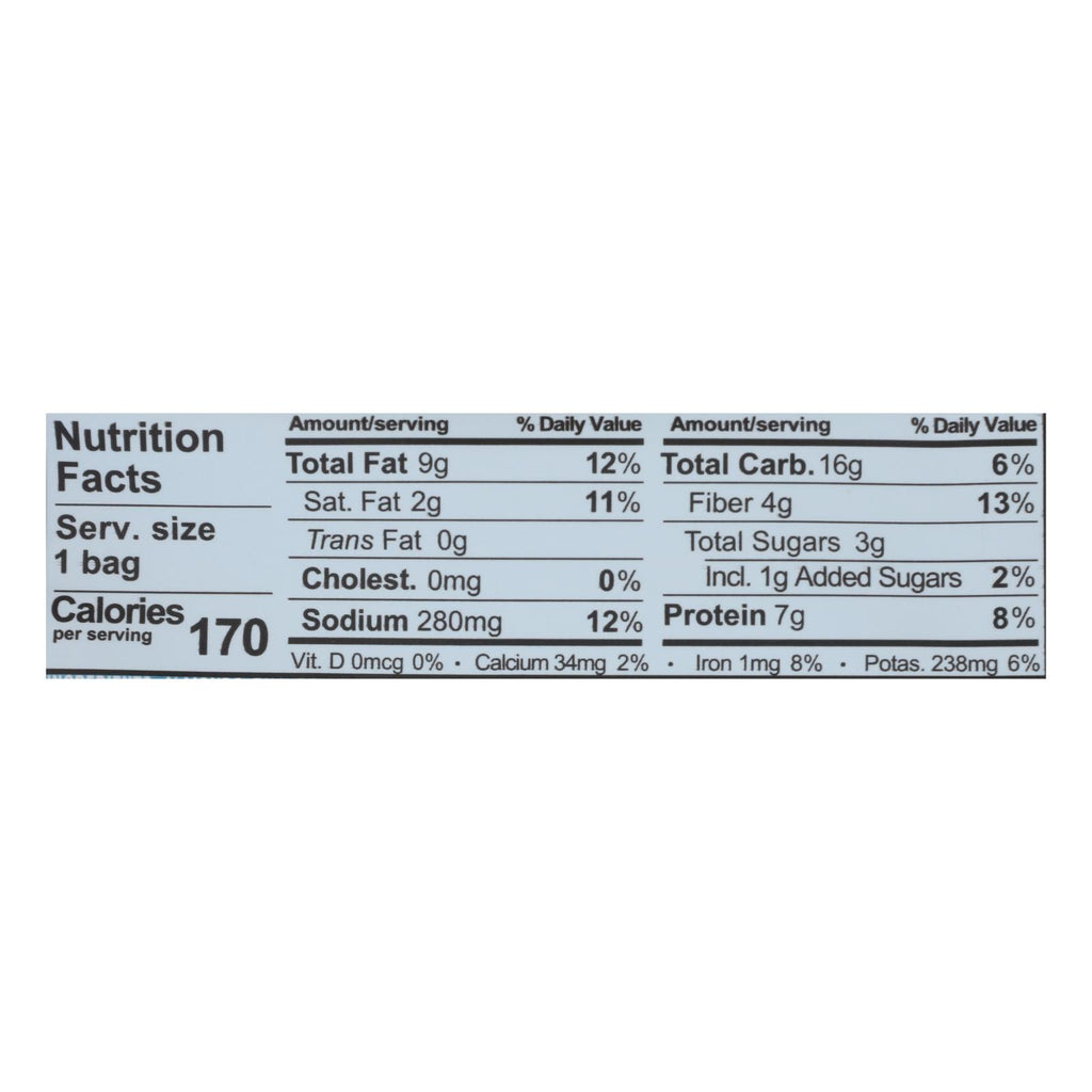 Sahale Snacks Sea Salt Bean Nut Mix - 1.25 Ounce, Pack of 18 - Cozy Farm 