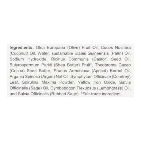 Spinster Sisters Company Lemongrass Sage Soap Bar - 4.5 Oz - Cozy Farm 