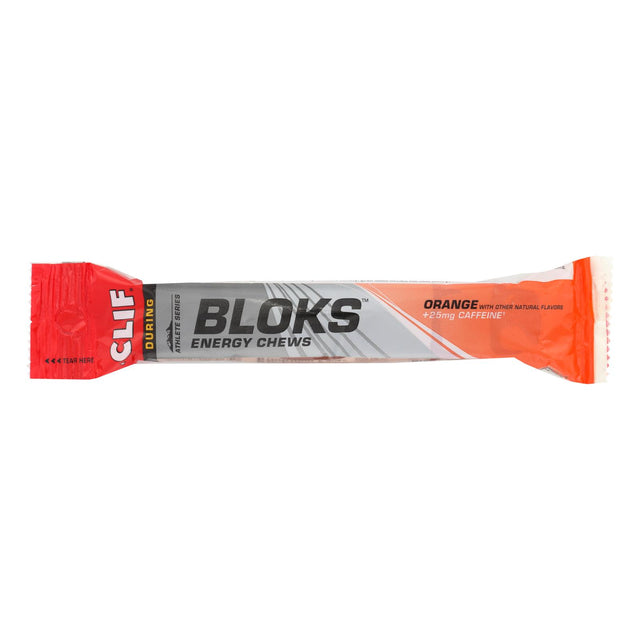Clif Bar Shot Bloks - Orange Energy Chews for Endurance - (18-Pack, 2.12 oz)