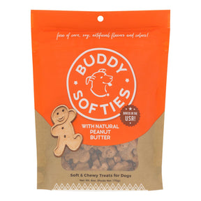 Cloud Star Buddy Biscuits Peanut Butter Dog Treats - Soft & Chewy, 6 oz (Pack of 12)