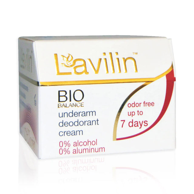 Lavilin BIO Balance underarm deodorant cream packaging on a white background