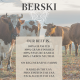 BERSKI Salt & Pepper Ancestral Beef Stick -1 Pouch of 12 1oz Sticks