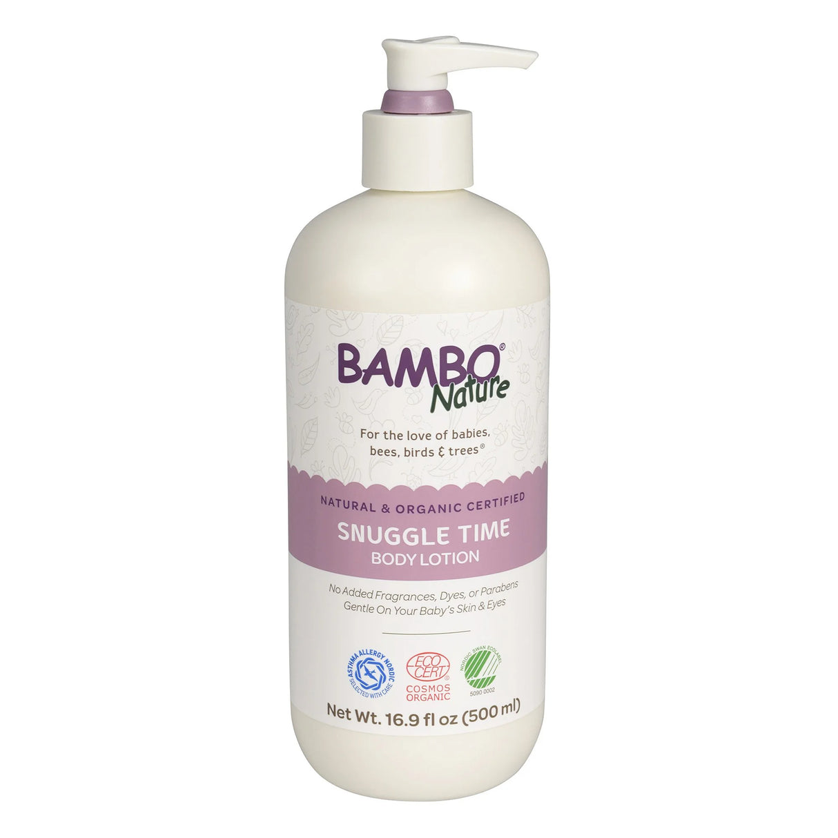 Bambo Nature Snuggle Time - 16.9 oz (Pack of 6) - Baby Bath Essentials