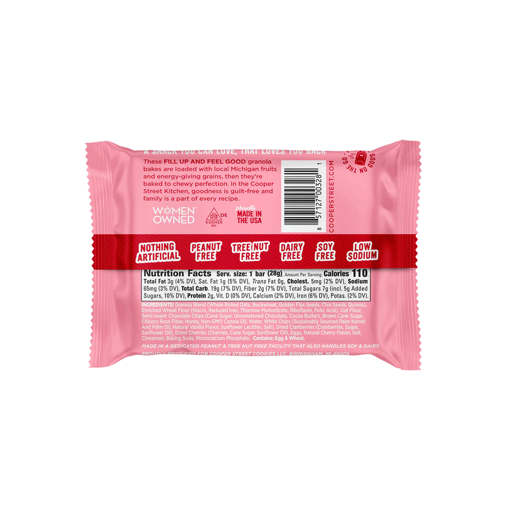 Cooper Street Chocolate Cherry Granola Bakes, 6 oz (Pack of 6)