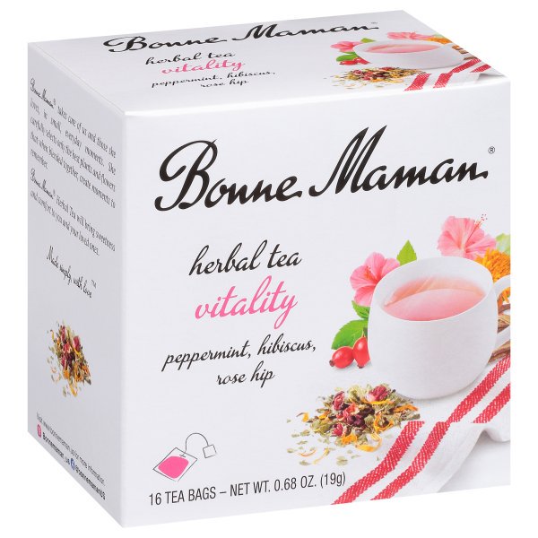 Bonne Maman - Tea Herbal Vitality (Pack of 8-16 Bags) - Cozy Farm 