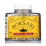 Borsari Seasoning Salt Cracked Black Pepper 6-Pack (4 oz Each) - Vegan, Gluten-Free, Made in USA