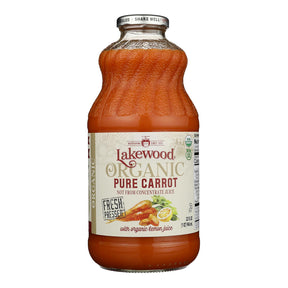 Lakewood Carrot Juice: 6-Pack, 32oz Bottles | Pure, Fresh & Organic Goodness