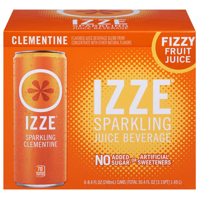 Izze Sparkling Clementine Juice, 4-Pack (6/8.4 fl oz )