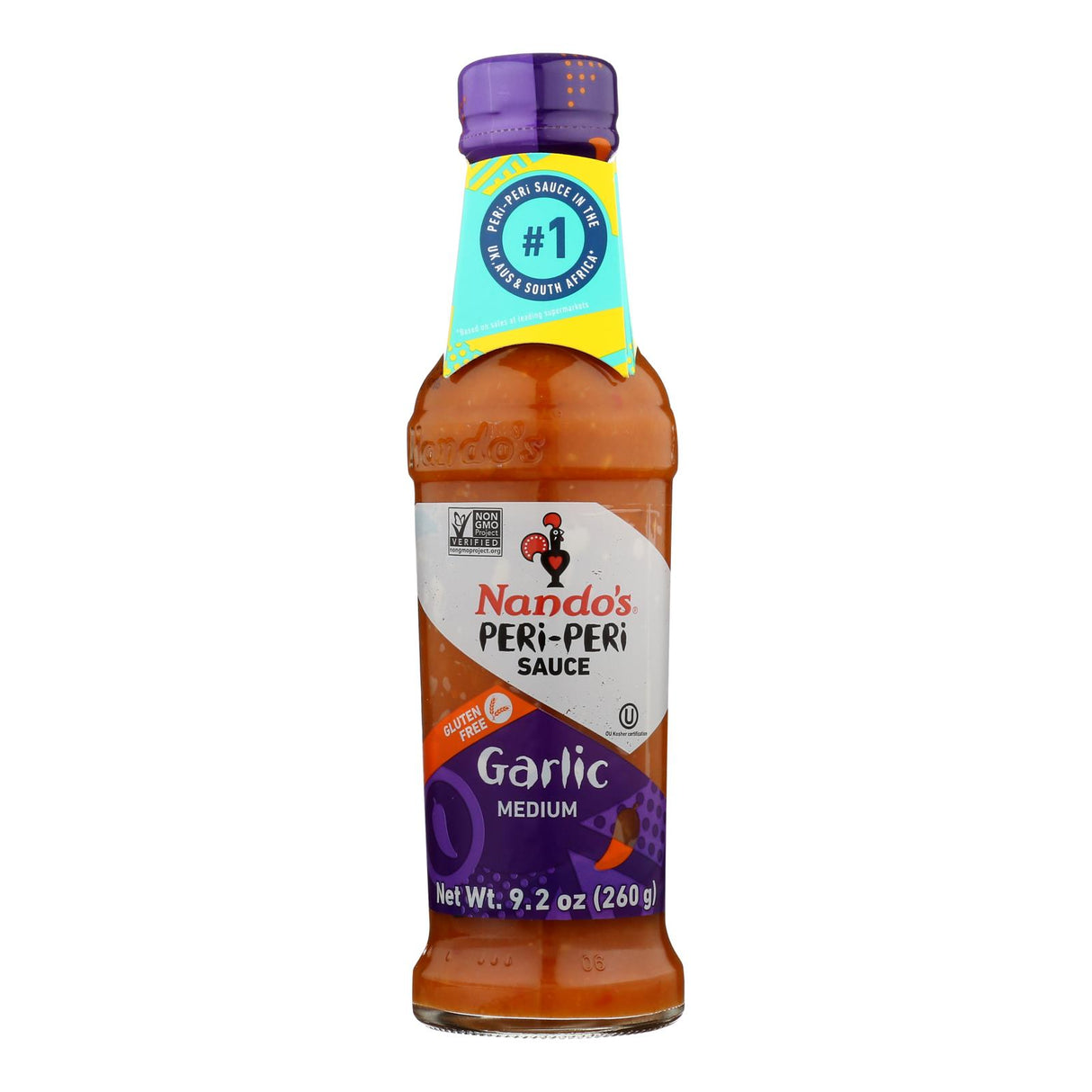 Nando's Peri-Peri Garlic Sauce (9.1 Oz) - 6 Pack