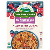 Cascadian Farm Organic Cereal, Mixed Berry, 10 Count Case - Breakfast