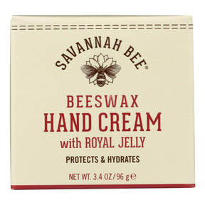 Savannah Bee Hand Cream (6-Pack): Natural Beeswax Moisturizer 3.4 Fl Oz