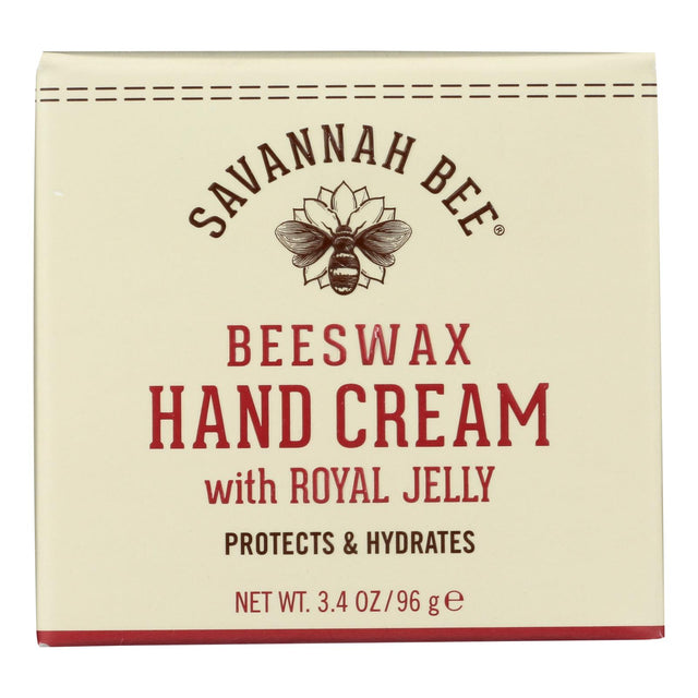 Savannah Bee Hand Cream (6-Pack): Natural Beeswax Moisturizer 3.4 Fl Oz