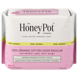 The Honey Pot Regular Absorbency Pads, Non-Herbal - 20 Count