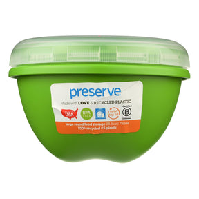 Preserve Green Food Storage Container 25.5 oz - BPA-Free Recycled Plastic