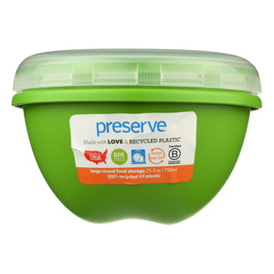 Preserve Green Food Storage Container 25.5 oz - BPA-Free Recycled Plastic