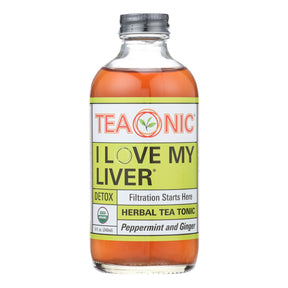 Teaonic I Love My Liver Herbal Tea, 6 Bottles - Liver Cleanse & Detox Support