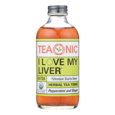 Teaonic I Love My Liver Herbal Tea, 6 Bottles - Liver Cleanse & Detox Support
